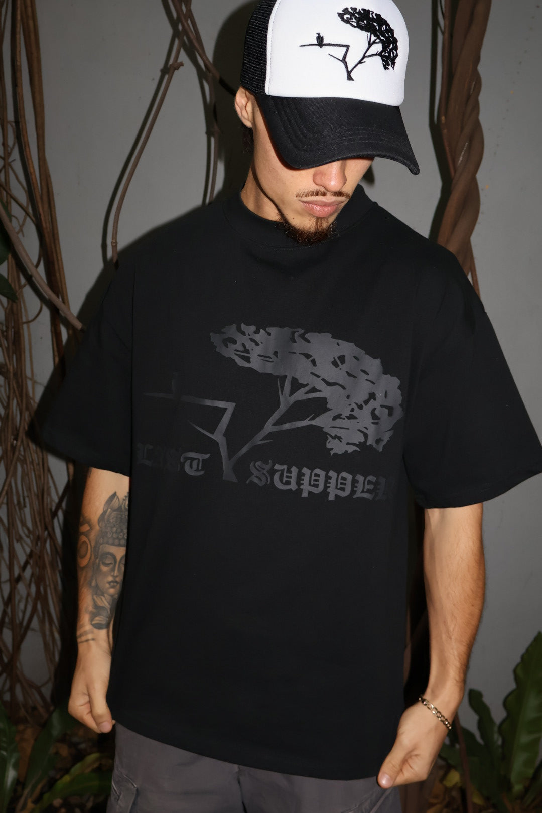 Black Logo Heavyweight Tee